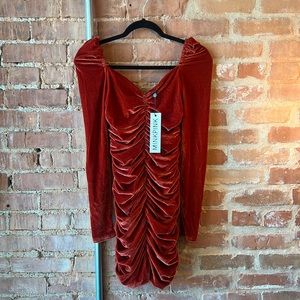Minkpink Velvet Mini Dress